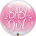 Deco Bubble Balloon -  Baby Girl The Ultimate Balloon And Party Shop Cheltenham & Gloucester Balloons & Fancy Dress 
