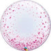 Deco Bubble Clear Balloon -  Pink Confetti The Ultimate Balloon And Party Shop Cheltenham & Gloucester Balloons & Fancy Dress 