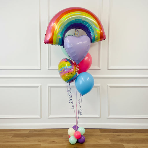 Deluxe Pastel Rainbow Balloon Display The Ultimate Balloon And Party Shop Cheltenham & Gloucester Balloons & Fancy Dress 