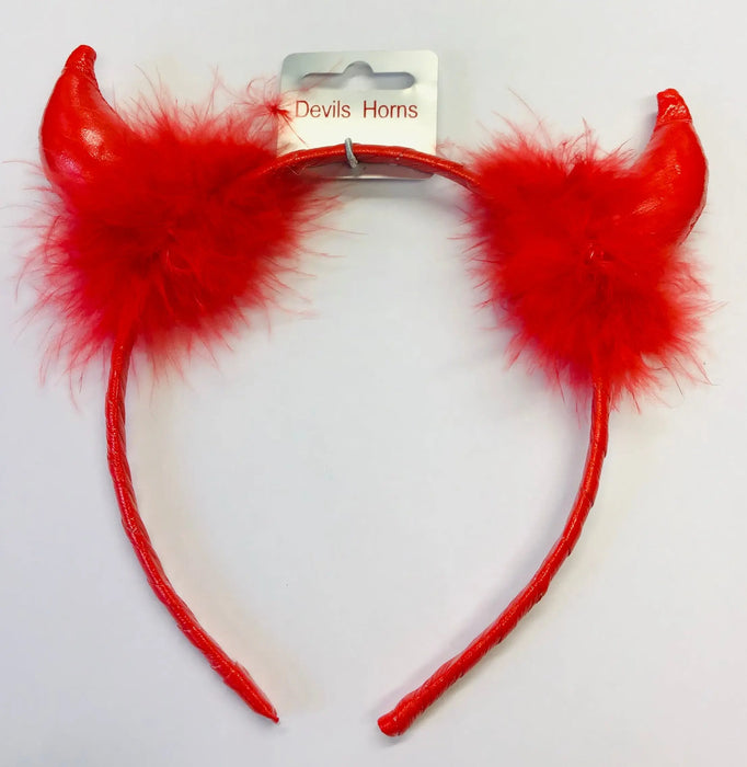 Devil Horns PVC - Red The Ultimate Balloon And Party Shop Cheltenham & Gloucester Balloons & Fancy Dress 