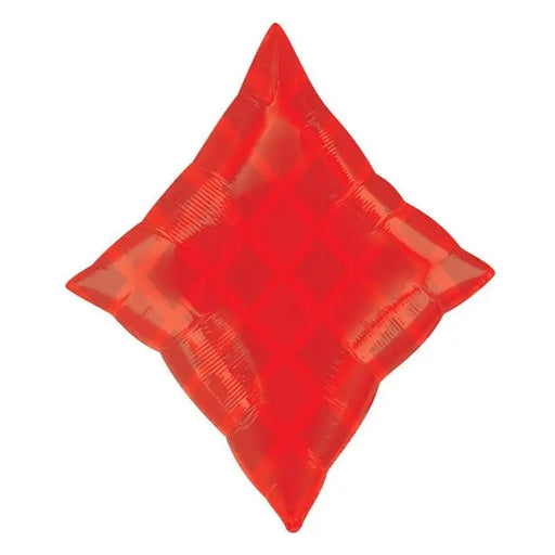 Diamond Shaped Foil Balloon - Red The Ultimate Balloon And Party Shop Cheltenham & Gloucester Balloons & Fancy Dress 
