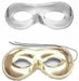 Domino Eyemask - Gold/Silver The Ultimate Balloon And Party Shop Cheltenham & Gloucester Balloons & Fancy Dress 