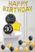 Dotty Black & Gold 30th Birthday foils in a Box delivered Nationwide The Ultimate Balloon And Party Shop Cheltenham & Gloucester Balloons & Fancy Dress 