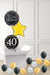 Dotty Black & Gold 40th Birthday foils in a Box delivered Nationwide The Ultimate Balloon And Party Shop Cheltenham & Gloucester Balloons & Fancy Dress 
