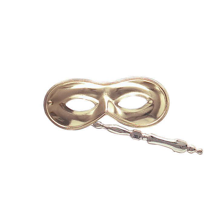 Cocktail Eyemask On Stick  - Gold - The Ultimate Balloon & Party Shop