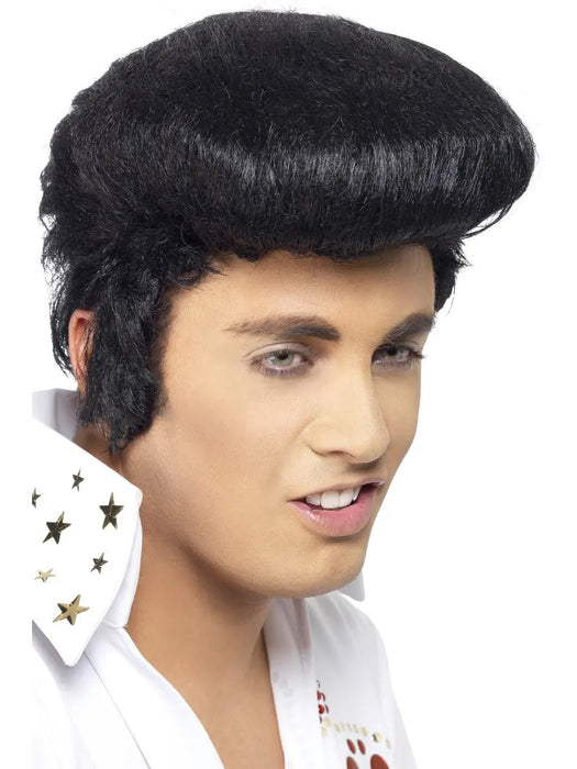 Elvis Deluxe Male Wig The Ultimate Balloon And Party Shop Cheltenham & Gloucester Balloons & Fancy Dress 