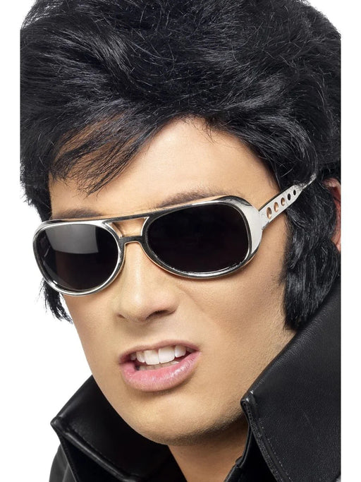 Elvis Glasses Silver The Ultimate Balloon And Party Shop Cheltenham & Gloucester Balloons & Fancy Dress 
