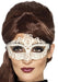 Embroidered Lace Filigree Eyemask - White The Ultimate Balloon And Party Shop Cheltenham & Gloucester Balloons & Fancy Dress 