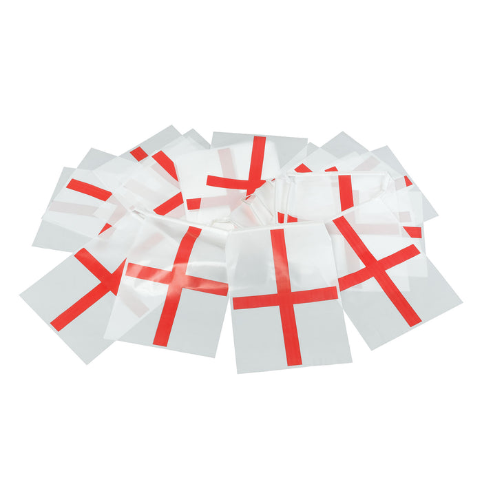 Flag Bunting - England 7m plastic - The Ultimate Balloon & Party Shop
