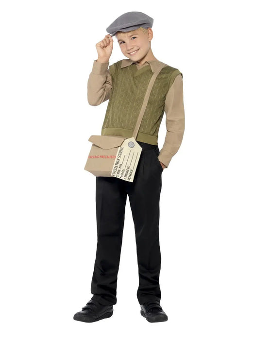 Evacuee Boy Kit Children's Costume The Ultimate Balloon And Party Shop Cheltenham & Gloucester Balloons & Fancy Dress 