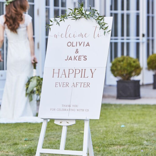 Wedding Welcome Sign - The Ultimate Balloon & Party Shop