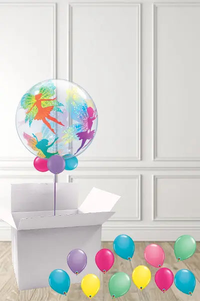 Fairy Birthday Bubble in a Box delivered Nationwide The Ultimate Balloon And Party Shop Cheltenham & Gloucester Balloons & Fancy Dress 