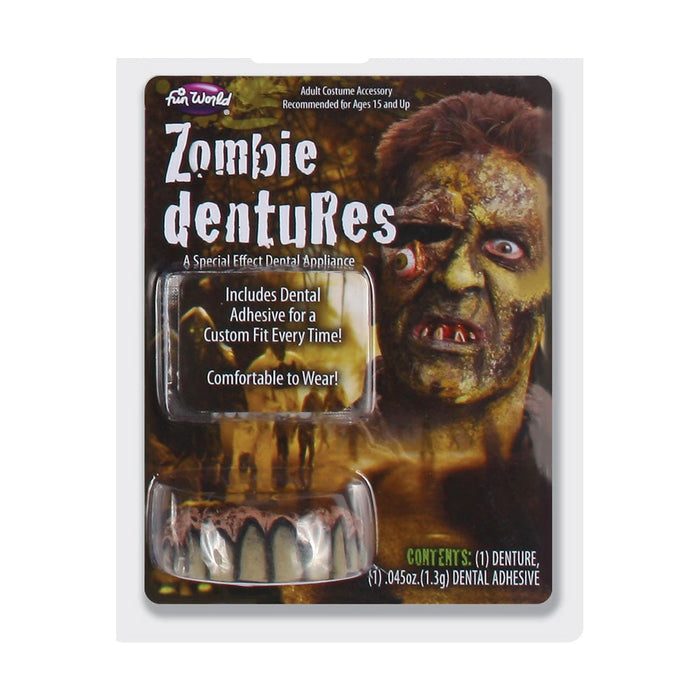 Fake Teeth  - Zombie Dentures The Ultimate Balloon And Party Shop Cheltenham & Gloucester Balloons & Fancy Dress 