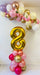 Floral Organic Balloon Garland - Pretty In Pink. The Ultimate Balloon And Party Shop Cheltenham & Gloucester Balloons & Fancy Dress 