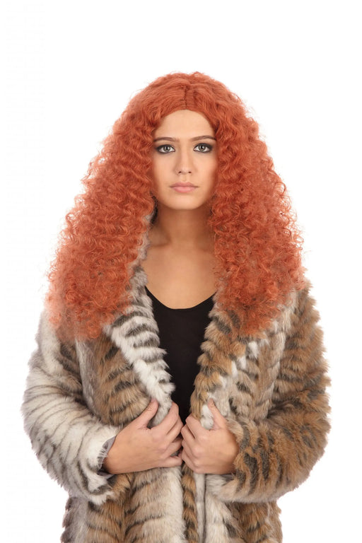 Frizzy Auburn Long Wig The Ultimate Balloon And Party Shop Cheltenham & Gloucester Balloons & Fancy Dress 