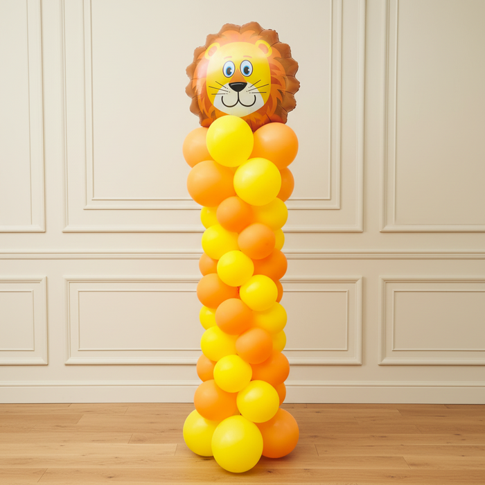 Fun Animal Column - Leo the Lion The Ultimate Balloon And Party Shop Cheltenham & Gloucester Balloons & Fancy Dress 