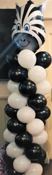 Fun Animal Column - Zebedee Zebra The Ultimate Balloon And Party Shop Cheltenham & Gloucester Balloons & Fancy Dress 