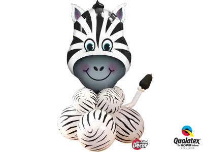 Fun Animal Column - Zebedee Zebra The Ultimate Balloon And Party Shop Cheltenham & Gloucester Balloons & Fancy Dress 