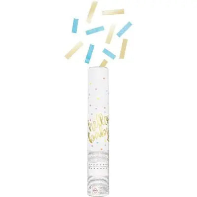 Gender Reveal Confetti Shooter (30cm) The Ultimate Balloon And Party Shop Cheltenham & Gloucester Balloons & Fancy Dress 