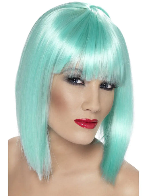 Glam Aqua Female Wig The Ultimate Balloon And Party Shop Cheltenham & Gloucester Balloons & Fancy Dress 