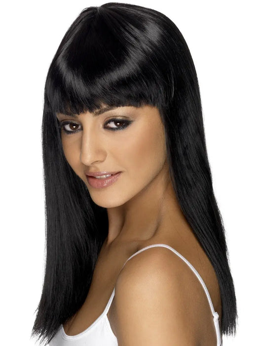 Glamourama Black Female Wig The Ultimate Balloon And Party Shop Cheltenham & Gloucester Balloons & Fancy Dress 