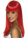 Glamourama Red Female Wig The Ultimate Balloon And Party Shop Cheltenham & Gloucester Balloons & Fancy Dress 