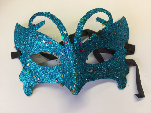Glitter butterfly eyemask The Ultimate Balloon And Party Shop Cheltenham & Gloucester Balloons & Fancy Dress 