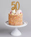 Glitz Acrylic Cake Topper - 50 - Asst The Ultimate Balloon And Party Shop Cheltenham & Gloucester Balloons & Fancy Dress 