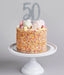 Glitz Acrylic Cake Topper - 50 - Asst The Ultimate Balloon And Party Shop Cheltenham & Gloucester Balloons & Fancy Dress 