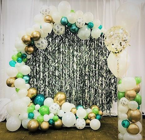 Organic Balloon Full Circle Backdrop - Personalised - The Ultimate Balloon & Party Shop