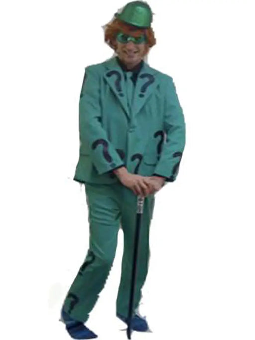 Green Bat Villain style EX Hire Costume The Ultimate Balloon And Party Shop Cheltenham & Gloucester Balloons & Fancy Dress 