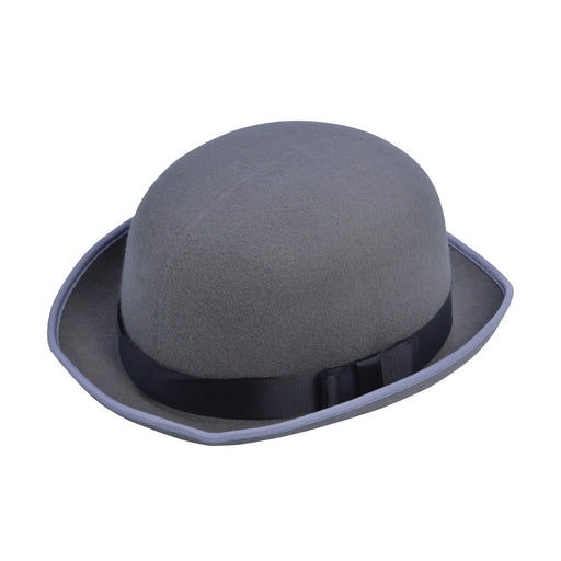 Grey Fabric Bowler Hat The Ultimate Balloon And Party Shop Cheltenham & Gloucester Balloons & Fancy Dress 