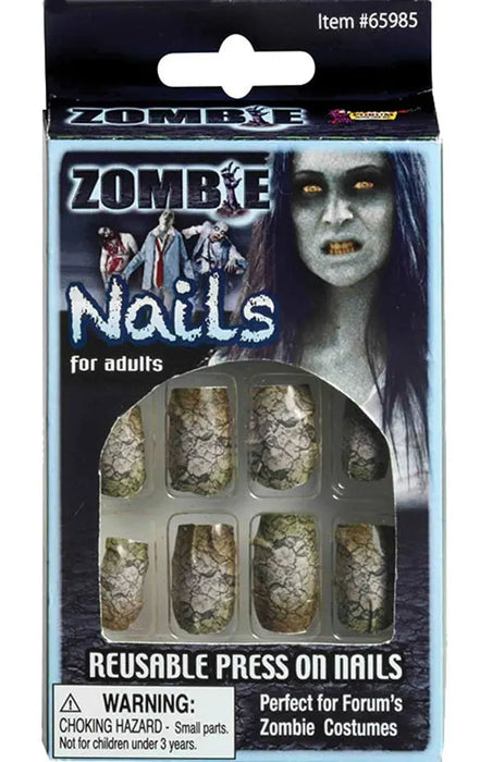 Halloween Nails - Zombie The Ultimate Balloon And Party Shop Cheltenham & Gloucester Balloons & Fancy Dress 