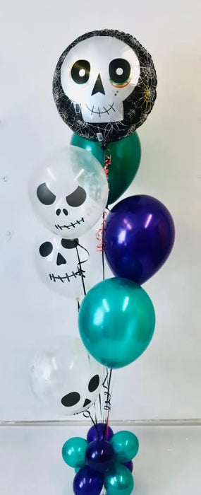 Halloween skull bouquet The Ultimate Balloon And Party Shop Cheltenham & Gloucester Balloons & Fancy Dress 