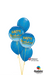Happy Birthday Balloon Display - Blue The Ultimate Balloon And Party Shop Cheltenham & Gloucester Balloons & Fancy Dress 