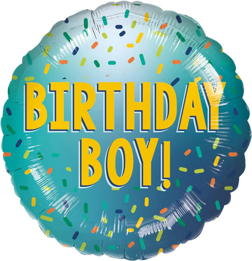 Happy Birthday Foil Balloon - Boy Blue The Ultimate Balloon And Party Shop Cheltenham & Gloucester Balloons & Fancy Dress 