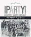 Happy Birthday Table Confetti- Black/Silver The Ultimate Balloon And Party Shop Cheltenham & Gloucester Balloons & Fancy Dress 