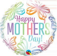 Happy Mothers Day Butterflies Balloon The Ultimate Balloon And Party Shop Cheltenham & Gloucester Balloons & Fancy Dress 