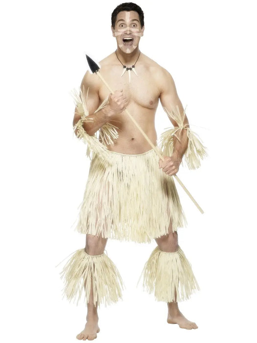 Hawaiian Party Guy/Zulu Costume Set The Ultimate Balloon And Party Shop Cheltenham & Gloucester Balloons & Fancy Dress 
