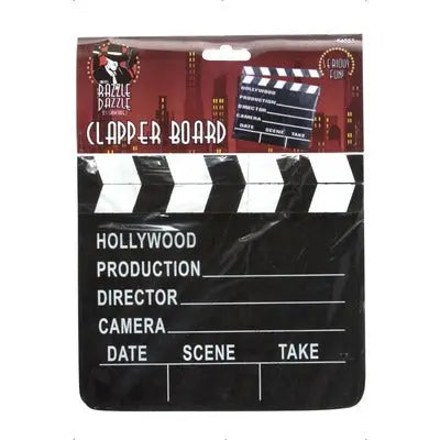 Hollywood Style Clapper Board The Ultimate Balloon And Party Shop Cheltenham & Gloucester Balloons & Fancy Dress 