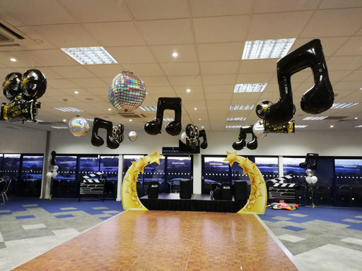 Hollywood & Musical Dance Floor Ceiling Decor - The Ultimate Balloon & Party Shop