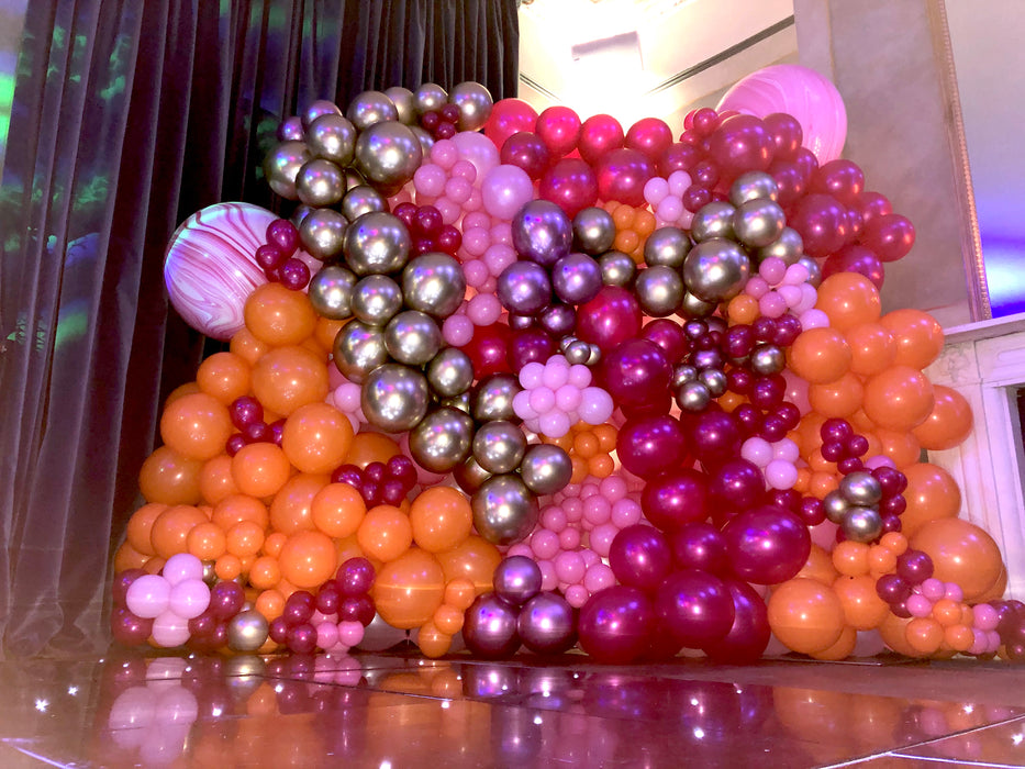 Decorative Organic Balloon Wall - The Ultimate Balloon & Party Shop