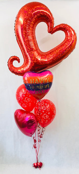 Valentine's Large Dazzle Asst Balloon Display - The Ultimate Balloon & Party Shop