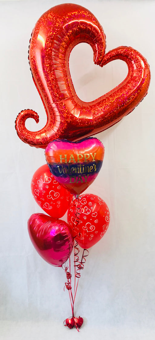 Valentine's Large Dazzle Asst Balloon Display - The Ultimate Balloon & Party Shop