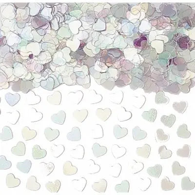 Iridescent Sparkle Hearts Table Confetti The Ultimate Balloon And Party Shop Cheltenham & Gloucester Balloons & Fancy Dress 