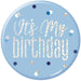 It's My Birthday Badge - Blue The Ultimate Balloon And Party Shop Cheltenham & Gloucester Balloons & Fancy Dress 