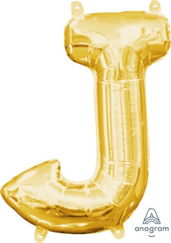 Letter J Foil Balloon - The Ultimate Balloon & Party Shop