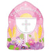 Jr Shape Foil Communion Balloon - Pink The Ultimate Balloon And Party Shop Cheltenham & Gloucester Balloons & Fancy Dress 