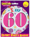 Jumbo 60th Birthday Badge The Ultimate Balloon And Party Shop Cheltenham & Gloucester Balloons & Fancy Dress 