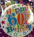 Jumbo 60th Birthday Badge The Ultimate Balloon And Party Shop Cheltenham & Gloucester Balloons & Fancy Dress 